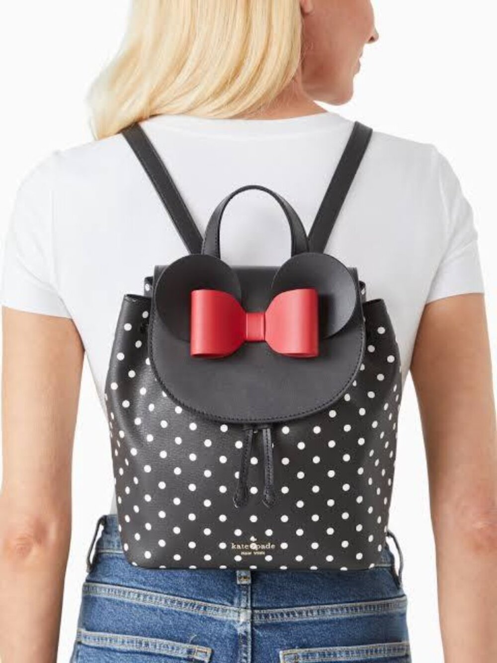 Disney x Kate Spade New York Minnie Mouse Flap Backpack